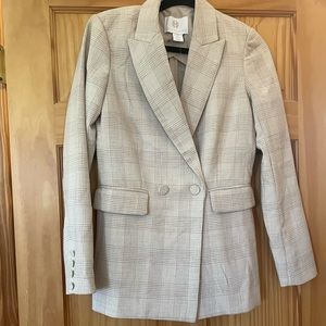 House of Harlow plaid blazer